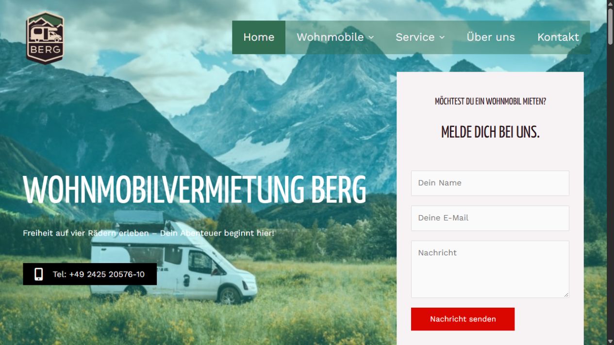 Startseite von Wohnmobile Berg